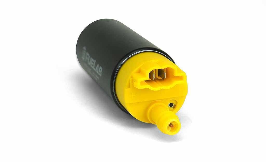 FUELAB 340LPH In-Tank Fuel Pump with Inlet Offset From Outlet - 49441