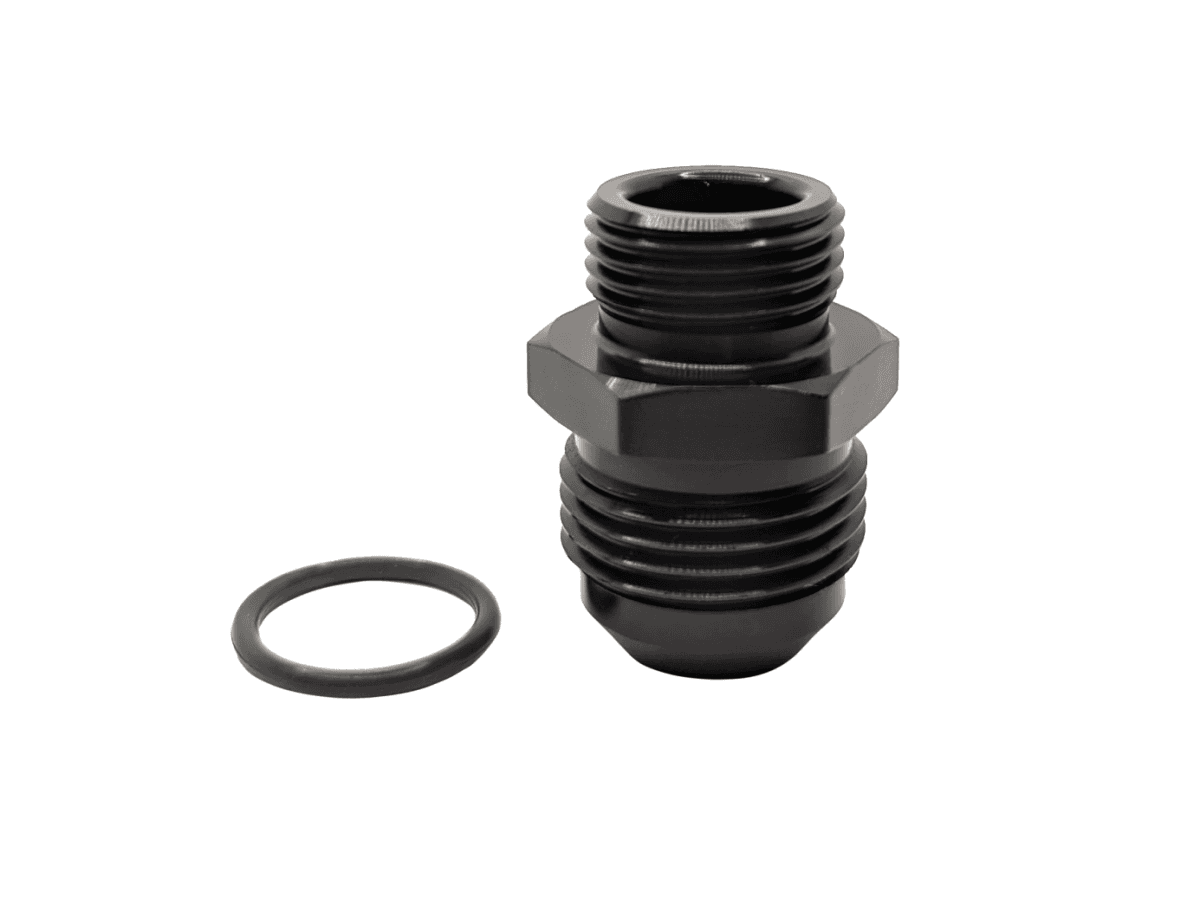 72303 Port Fitting, Expander, -10AN ORB to -12AN 37 flare