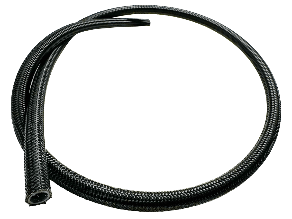 12AN PTFE Black Stainless Steel Braided Hose