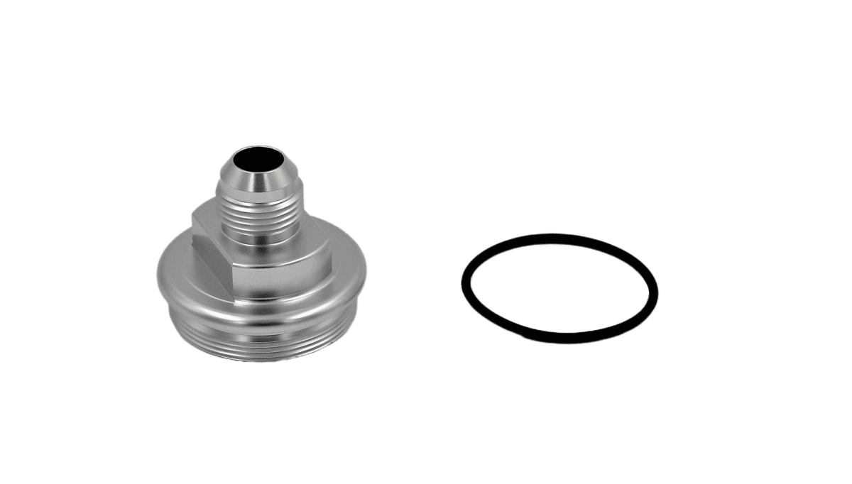 10AN CLEAR Fuel Filter Inlet Cap