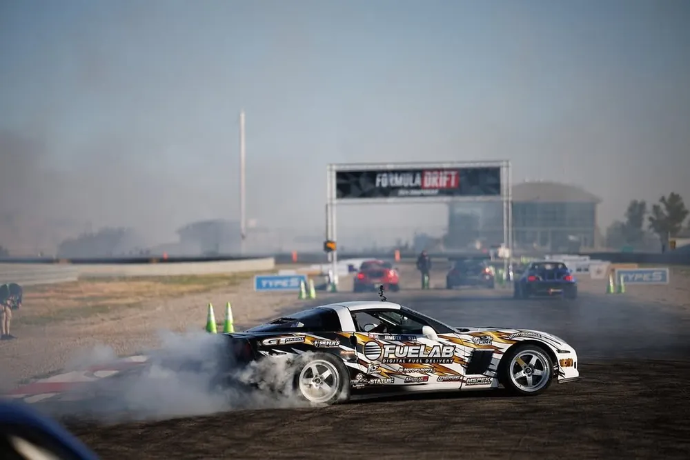Fuelab-powered drift car at Formula Drift